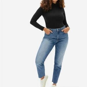 Everlane The Curvy Cheeky Crop with Frayed Hem Sz 33